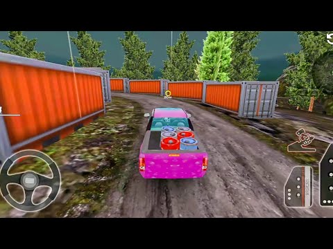 4x4 Jeep Offroad Heavy Driving Game - Single Cargo Mode - Level 9 - iOS Android Gameplay