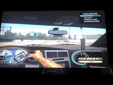Weird police chase on midnight club la