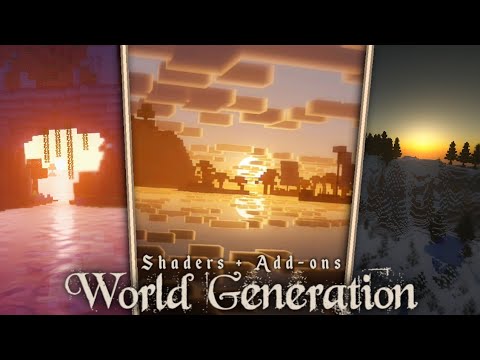 Minecraft PE: Top 10 World Generation Addons/Mods That Look Unbelievable with Shaders!