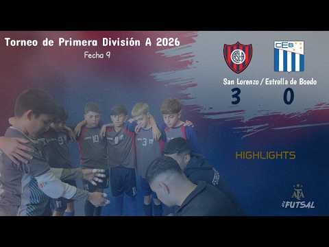 RESUMEN: San Lorenzo vs Estrella de Boedo | 7ma Div | F09 | Primera A AFA Futsal