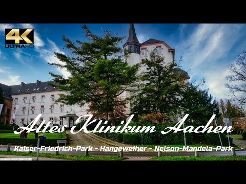 4K 60 - Altes Klinikum Aachen Nelson-Mandela-Park Hangeweiher Kaiser-Friedrich-Park - Fuji X-T4