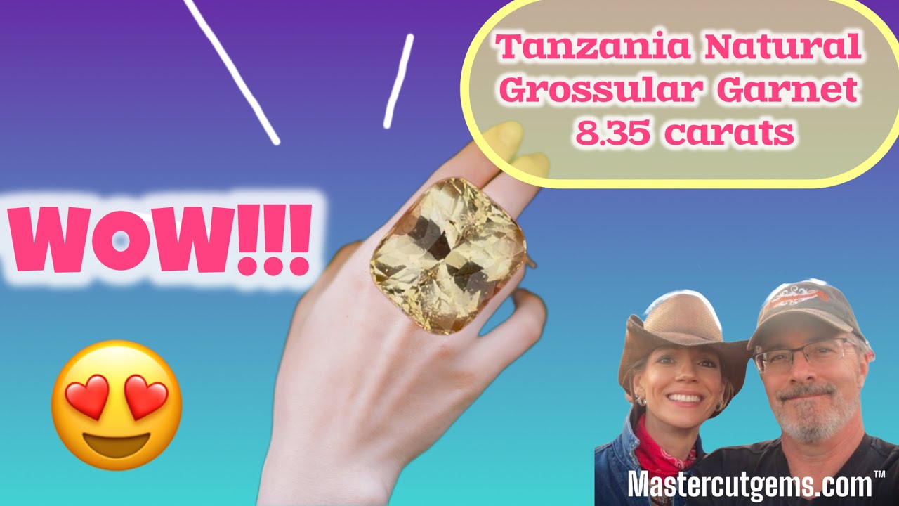 Large Natural Grossular Garnet 