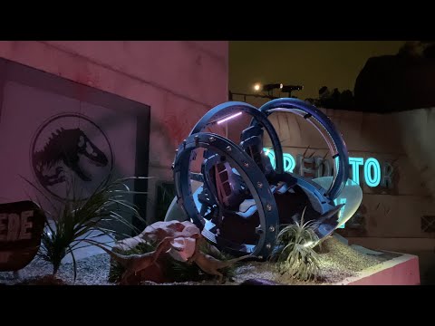 [4K POV] NEW 2021 Night Time Ride Jurassic World the Ride - Universal Studios Hollywood