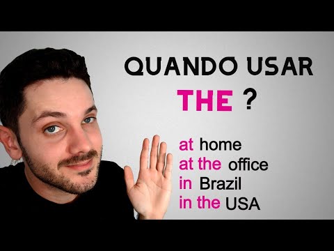 Quando usar THE com preposições em INGLÊS?
