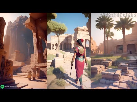 Relaxing Fantasy Ancient Mesopotamian Music & Ambience ☘️ fantasy music for sleep, study, work 🎧