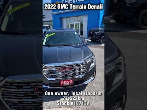 GMC Terrain Denali TI 2022 Gris en vente chez Laplante Chevrolet Buick GMC de Casselman, ON