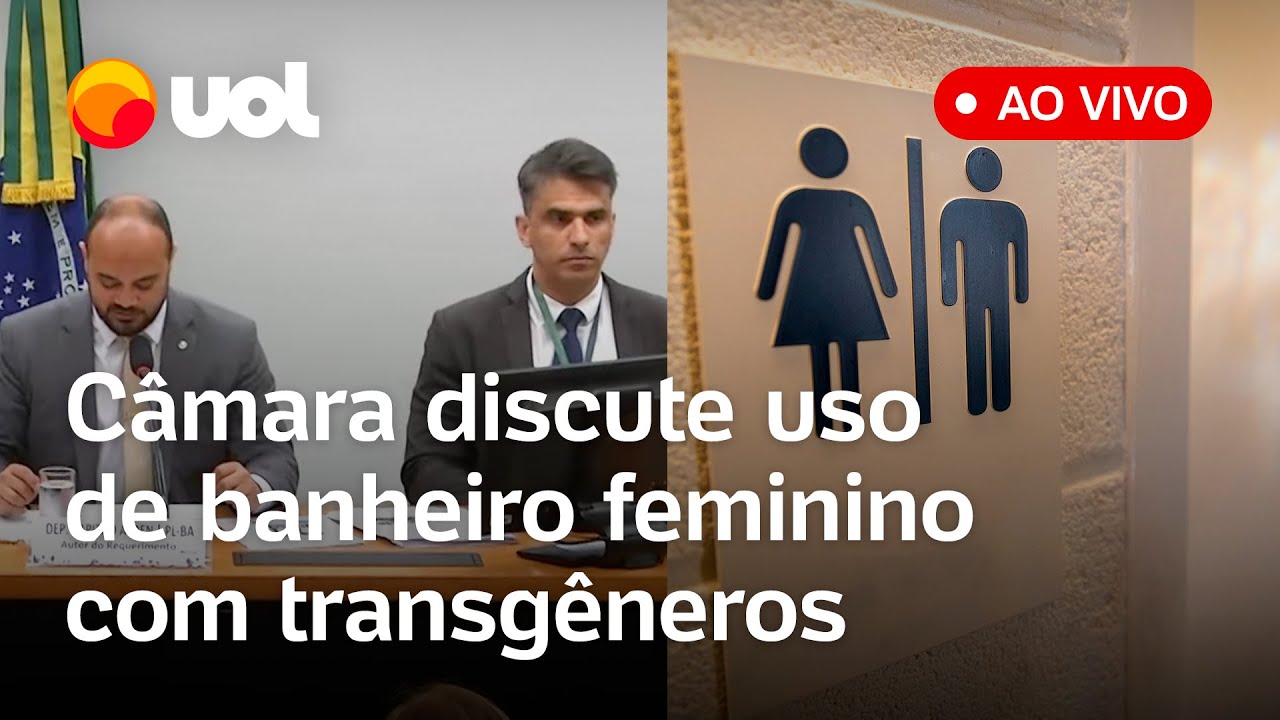 Câmara discute compartilhamento de banheiro feminino com transgêneros; ao vivo