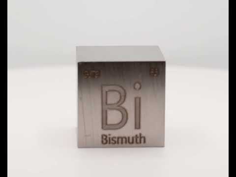 Bismuth Metal 1 inch (25.4mm) cube for Element Collection