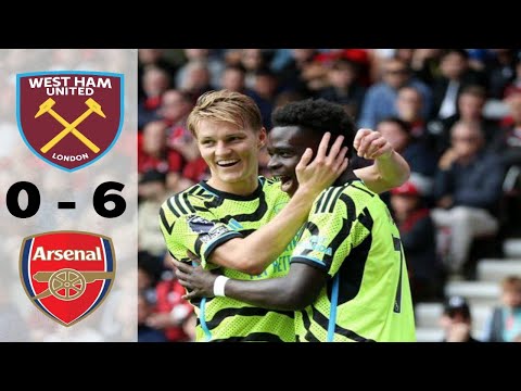 West Ham vs Arsenal 0-6 | All Goals & Extеndеd Hіghlіghts 2024 |Premier League 