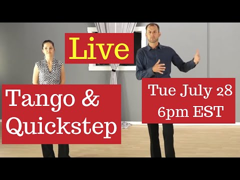 Tango & Quickstep Solo Practice Live