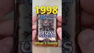 Urza's Saga! 1998 Magic the Gathering booster opening - #openingbooster #magicthegathering #mtg