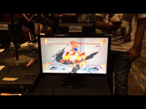 EVO 2014 - KnuckleDu(guile) vs AVM.GamerBee(adon)  - Losers