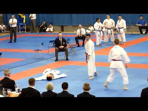 EKF National Championships 2013 - Byakko Team Kata and Bunkai - Kanku Sho (Close up)