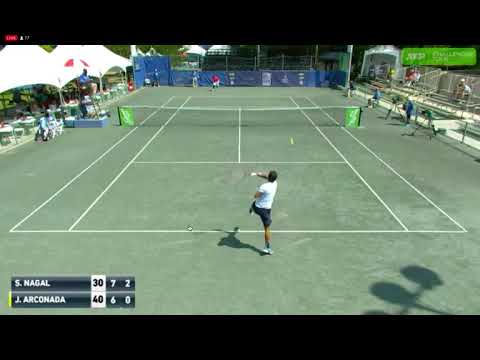Sumit Nagal vs Jordi Arconada - ATP Tallahassee Challenger Round 3 Highlights