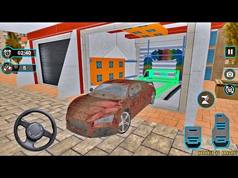 Car Wash Garage Service Workshop - Red Car Unlocked - Mud Car Wash - Android Gameplay FHD