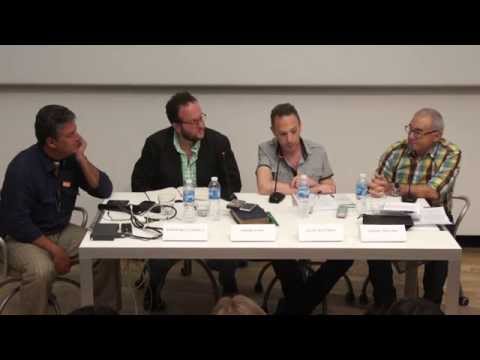 Mesa redonda: Periodismo digital. Diego Rottman, Daniel Molina, Andrés Hax.