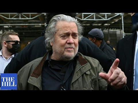 BREAKING: Steve Bannon Surrenders After Indictment On Contempt Of Congress Charges