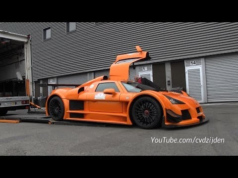 Gumpert Apollo Sport - Start Up and Loading in Apollo Truck