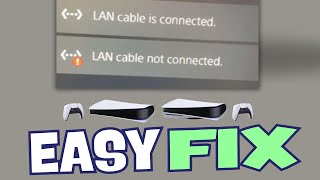How to Fix LAN Cable Not Connected PS5 | Easy Fix | Resolved | PS5 connectivity problems
