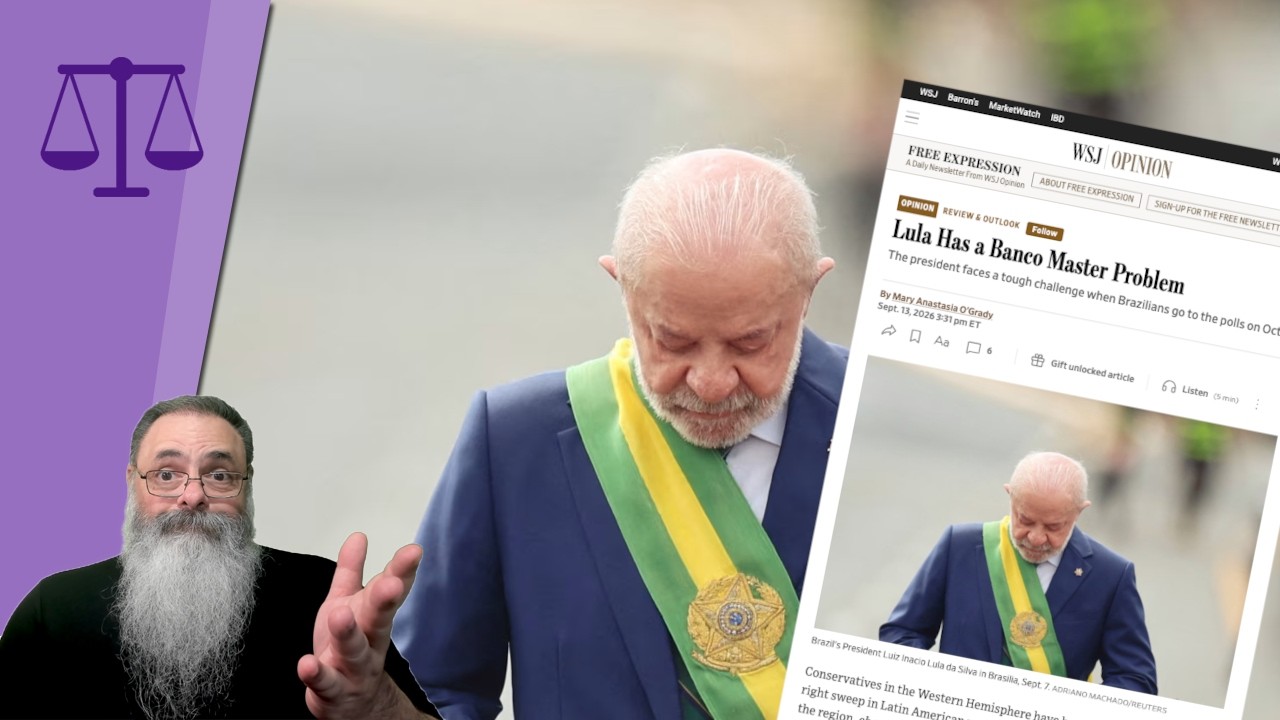 JORNAL AMERICANO entrente MELHOR a CRISE de LULA com o BANCO MASTER que JORNAIS BRASILEIROS