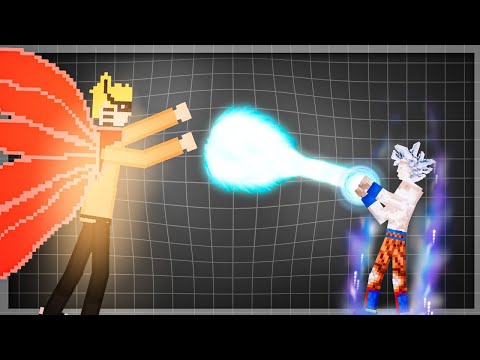 MUI Goku vs Baryon Naruto in People Playground