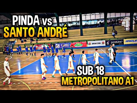 JOGO SUB 18 - SANTO ANDRÉ vs PINDA - METROPOLITANO A1