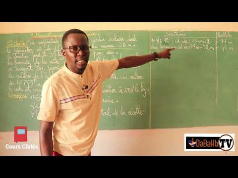 Cours Ciblés/Résolution de problème en CM2 avec Mr Camara