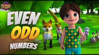 Even & Odd Numbers | Learn to Identify Using Place Value | Power Learn Junior