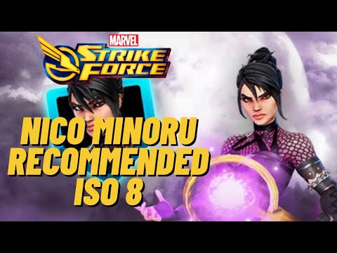 NICO MINORU Recommended ISO 8 Class Marvel Strike Force