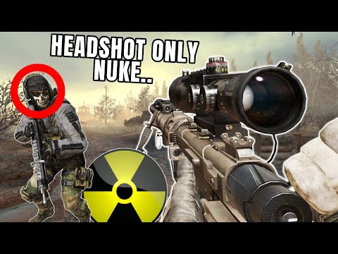 HEADSHOT ONLY MW2 Nuke Challenge In 2025.. (W Killstreak)