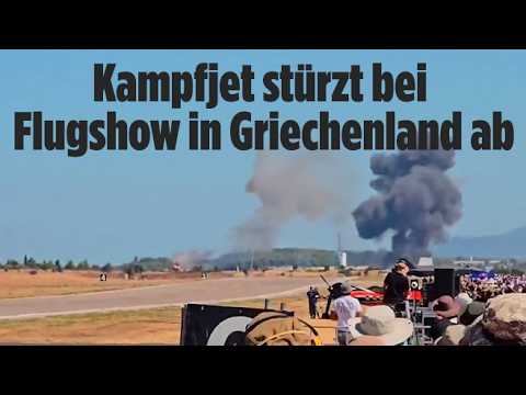 Griechenland: Kampfjet Phantom F4 stürzt bei Flugshow ab – Zwei Piloten tot