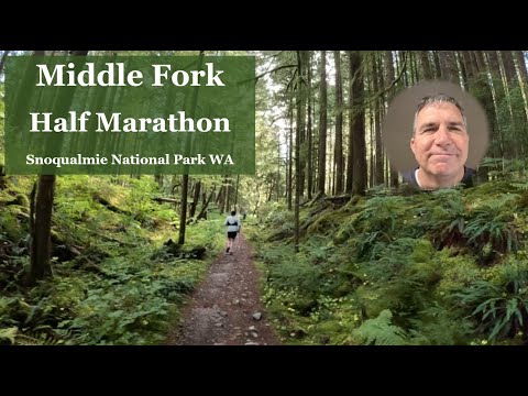 Middle Fork Half Marathon race recap #trailrun #marathon #nature
