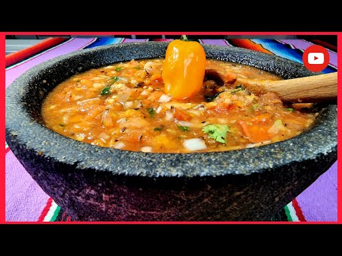 SALSA HABANERA TATEMADA 🔥 | SALSA HABANERA ASADA 🔥
