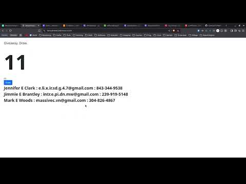 Raffle Application Demo