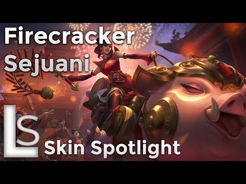 Firecracker Sejuani - Skin Spotlight - Lunar Revel: Firecracker Collection - League of Legends