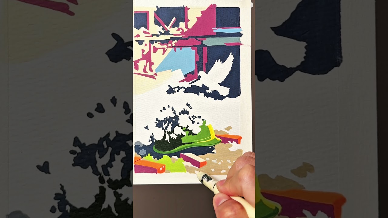 Rebirth·Bloom #art #painting #relaxing #drawing