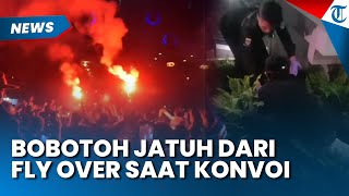 BOBOTOH JATUH dari Flyover Pasupati saat Rayakan Persib Juara, Polisi Beri Imbauan ke Suporter