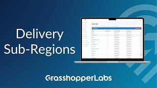 Create Delivery Sub Regions - Grasshopper Labs