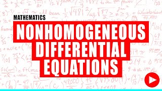 Higher Order NonHomogeneous Differential Equations -- Fundamentals of Engineering FE EIT Exam Review