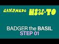 HOW TO Badger The Basil STEP 01