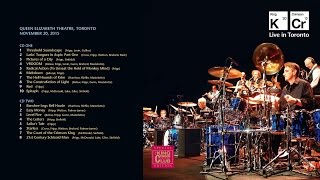 King Crimson Live in Toronto 20th November 2015