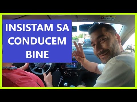 Cum conducem bine pentru EXAMEN / TRASEU la scoala de soferi