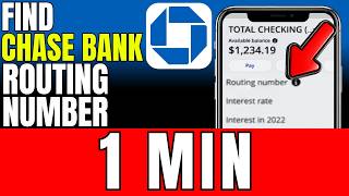 How To Find Chase Bank Routing Number 2026 (Very Easy)