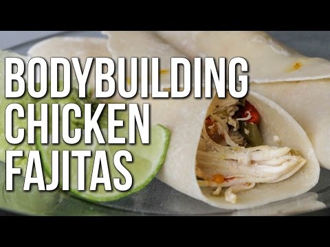 BODYBUILDING CHICKEN RECIPE: Slow-Cooked Chicken Fajitas