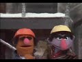 Classic Sesame Street Biff And Sully Finds The Man Hole Cover In The Snow