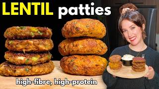 This lentil recipe makes the BEST crispy patties