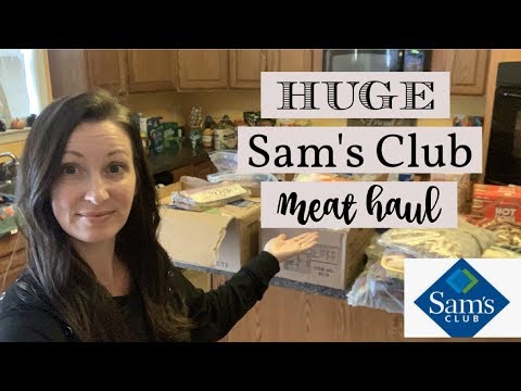 SAM'S CLUB HUGE MEAT HAUL - WITH PRICES! || LAST STOCK...