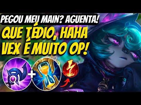 ABSURDO DE FORTE. CAMPEÃ GANHA DOS BONECÕES E É DIVERTIDA | VEX vs YONE | MID | LEAGUE OF LEGENDS