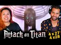 Genuinely TERRIFYING Attack On Titan 4x27 4x28 Reaction First Time Watching
