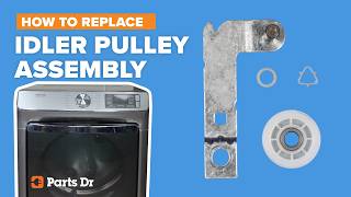 Dryer Belt Tension Idler Pulley Assembly Replacement - Maytag Whirlpool Amana Kenmore W10837240
